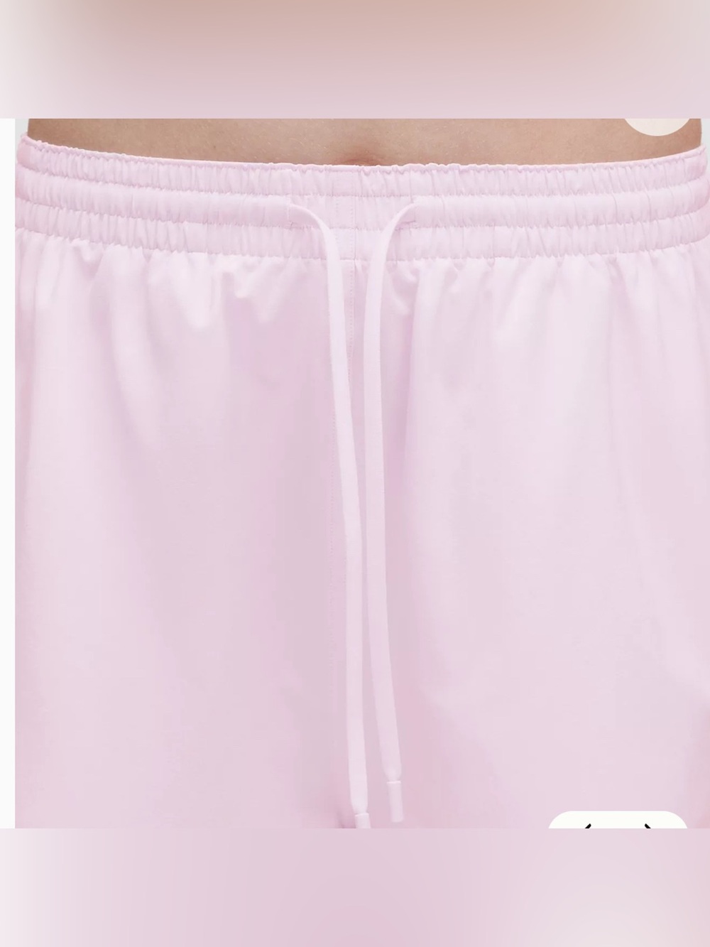 lululemon athletica Light Pink Drawstring Casual Shorts. Size:4 - Picture 4 of 6